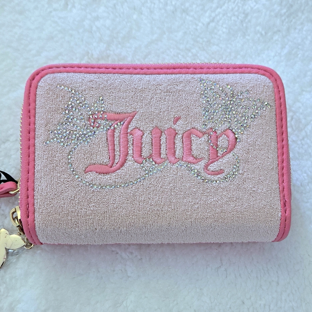 ✨️HP✨️ Juicy🍊 Couture "Wing It" Double✌️ Medium Zip Around Wallet - NWT - Picture 15 of 16
